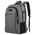 thumbnail image 1 of Mochila viaje portátil Matein, delgada antirrobo, duradera con puerto USB, resistente agua, regalo hombres/mujeres, 15.6", Gris MATEIN Antirobo Laptop 15.6 Puerto Carga Usb -gris, 1 of 4