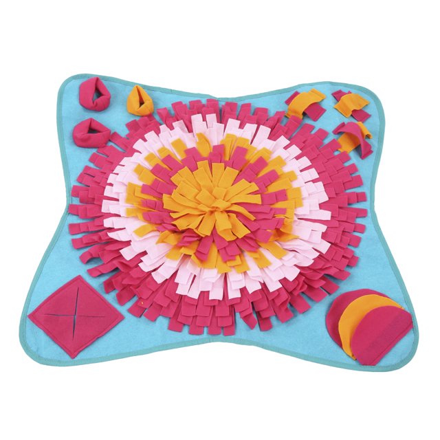 Manta De Entrenamiento Para Olfatear Perros, Almohadilla Interactiva Para Olfatear Mascotas Lavable A Máquina, Suministros Para Mascotas, Alimentación Lenta Para Actividades En ANGGREK Pet Nose Smell Training Pad