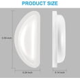 thumbnail image 3 of GoXteam 20 Pairs Eyeglass Nose Pads Anti Slip, D-Shape Thickness Adhesive Nose Grips For Glasses, Silicone Nose Pads For Eyeglasses, Sunglasses Reading Glasses, Clear, 3 of 7