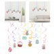 thumbnail image 3 of Decoraciones Colgantes Yuyangstore 16 Unids Pascua Remolino Decoración, 3 of 8