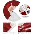 thumbnail image 2 of Coolnut Christmas Christmas Tree Skirt Home Decoration Large Round Christmas Tree Skirt for Holiday Party Home Christmas Day Ornaments,35.4", 2 of 6