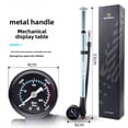 thumbnail image 1 of BLOOKE High-Pressure 300psi Bike Pump with Pressure Gauge – Durable, Shock-Absorbing Design for Bicycle Tires, Forks, Rear Shocks & More; Versatile Inflation Tool for Cycling Maintenance (Titanium,, 1 of 6