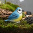 thumbnail image 4 of 2 figuras de pájaros de resina con detalles realistas. Estatua de gorrión pequeño con detalles elaborados. Mini pájaro de resina para jardineros, aficionados a las manualidades y 3 piezas, 4 of 8