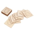 thumbnail image 5 of Suministros Para Manualidades, Plantilla De Pintura Fácil De Limpiar Hueco De Madera Versátil Para Manualidades De Boda Para Revista De Arte Para Armario De Mesa Fyydes Cocina, Decoración y Otros, 5 of 5