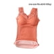 thumbnail image 3 of Minnieouse Chaleco de nailon Chinlon para mujer, portátil, térmico, ajustable, con correa para el hombro, lavable, reutilizable, de encaje, ropa interior Ropa interior Naranja Tamaño libre Minnieouse  AP013348-05, 3 of 6