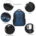 thumbnail image 3 of KROSER Unisex Waterproof Polyester 18.4 in Laptop Backpacks, Black, 3 of 7