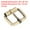 Bronze, variant on Metal Roller Buckle, Belts Hardware Multi-Purpose Pin Buckles for Bags Leather Belt Strap DIY Crafts Dog Leash Silver White 0.55 Inch