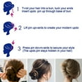 thumbnail image 5 of SPRING PARK Women Bun Pins Hair Grips Hair Pins Wave Shape Pin For Hair for Parties, 5 of 7
