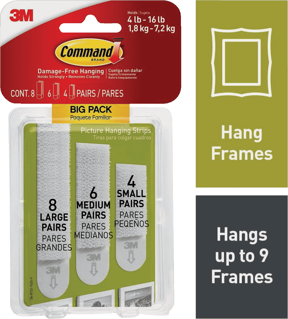 Command Picture Hanging Adhesive Strips - Single Pack — Residential Use, Standard Application