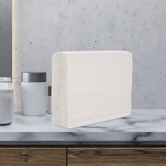 Homoyoyo 180pcs Disposable Paper Hand Towels, Highly Absorbent and Quick Drying, White, Perfect for Home, Hotel, and Office Use