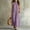 Purple, variant on Women's Sleeveless High-Neck Loose Straight Dress with Pockets, Summer Casual Elegant Fit