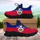thumbnail image 1 of Zapatos para mujer, clásicos, con bandera nacional de Haití, zapatillas informales para correr, calzado transpirable, zapatos personalizados para hombres, 1 of 6