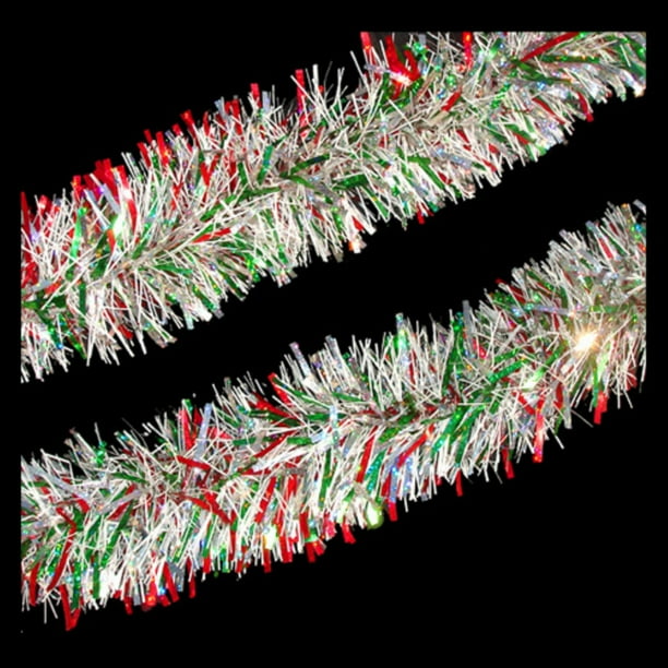 F.C. Young 12 ft. Unlit Christmas Tinsel Garland