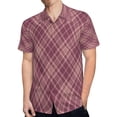 thumbnail image 4 of High Quality Hawaiian Shirts for Men Short Sleeve Aloha Beach Shirt Floral Summer Casual Button Down Shirts Blouses EC3G2U, 4 of 7