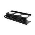 thumbnail image 1 of Elodie Spray Bottle Rack Holder with 5 Square Hooks for Utility Room Workspace Home black 3 holes, 1 of 8
