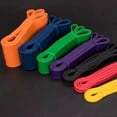 thumbnail image 2 of Herramienta portátil para gimnasio y entrenamiento de fuerza Mejore sus entrenamientos con bandas de resistencia de látex moradas, 2 of 5