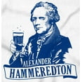 thumbnail image 2 of Funny Alexander Hammeredton Party Zip Up Hoodie Men's Women's Brisco Brands S, 2 of 6