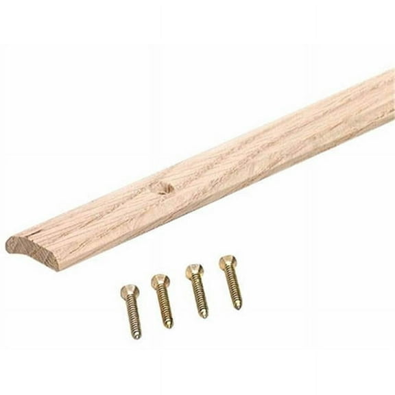 1in. X 36in. Unfinished Oak Carpet Trim