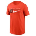 thumbnail image 2 of Men's Nike Orange Baltimore Orioles Team Swoosh Lockup T-Shirt, 2 of 3