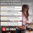 thumbnail image 5 of DI ORO Seamless Series 5-Piece Silicone Spatula Set - 600°F Heat-Resistant Rubber Spatulas - Pro-Grade Kitchen Utensil Set - LFGB Certified and BPA Free Silicone - For Cooking and Baking (Black), 5 of 9