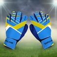 thumbnail image 3 of fankhu Children Football Gloves Adjustable Elastic PU Sports Accessories (6 Blue), 3 of 8