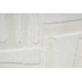 thumbnail image 3 of Feizy Saphir Mira Modern Geometric, White, 1'9" x 2'10" Accent Rug Sheen Fade Resistant Mid-Century Modern Design Carpet for Living Dining Bed Room, 3 of 9