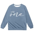 thumbnail image 3 of WOYY Teen Girls Casual Sweatshirt Long Sleeved Pullover Top Children's Sweatshirt, 3 of 3