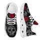 thumbnail image 1 of Zapatillas deportivas gruesas con estampado floral de calavera y rosas para mujer, zapatos de plataforma de otoño, talla grande 44, 45 y 46, 1 of 6