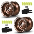 thumbnail image 1 of 2 Pack Balles de Yo Yo Professionnelles en Alliage d'Aluminium YoYo Réactives avec Roulement Insensible pour Débutants Professionnels, 1 of 8