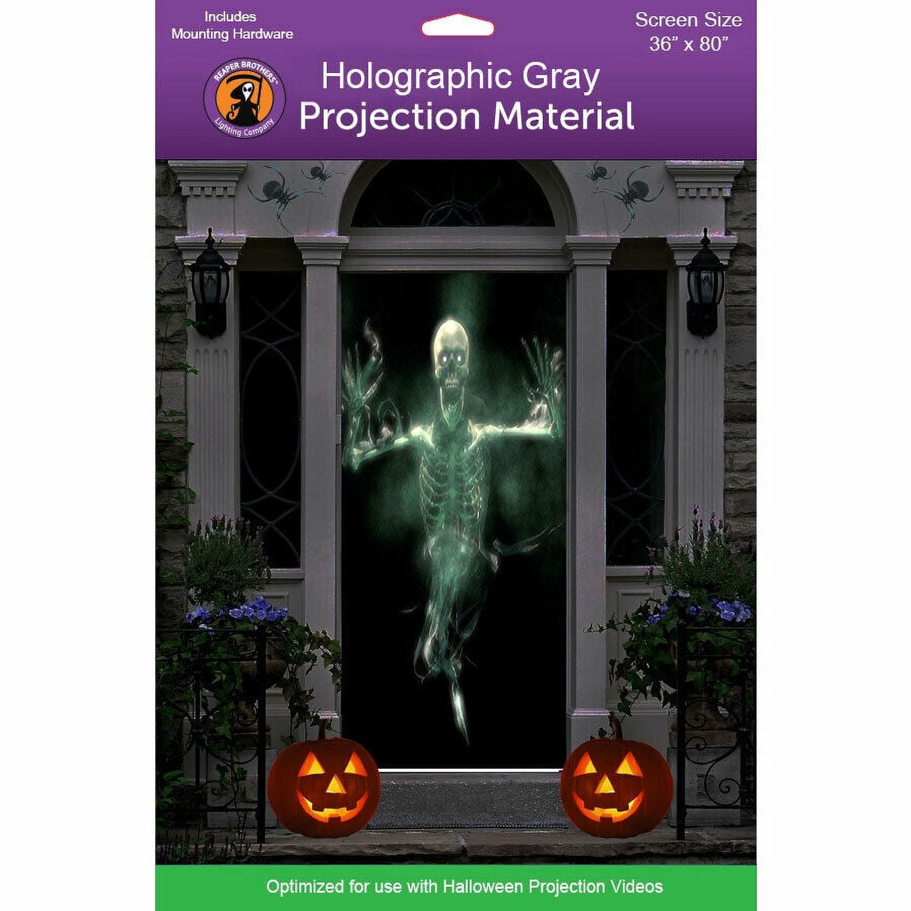 Reaper Brothers Holographic Gray 36" X 80" High Resolution Rear Projection Screen