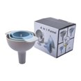 thumbnail image 3 of 4 in 1 Funnel  Wide Mouth Household Transferring Tool for Liquid Fluid Multi-Function Kitchen Filter, 3 of 3