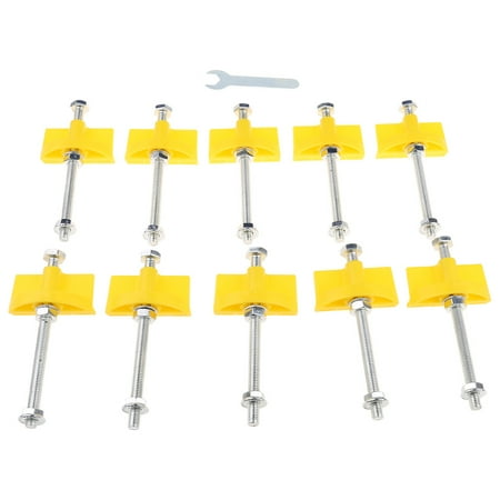 

Ziizwfa 10pcs Manual Tile Locator Wall Tiles Regulator Height Adjustment Positioner Leveler