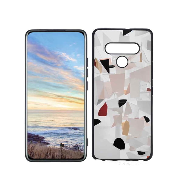 Compatible with LG Stylo 6 Phone Case, Abstraction stand Case Men Women, Flexible Silicone Shockproof Case for LG Stylo 6