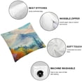 thumbnail image 4 of BANET Throw Pillow Covers Beautiful Scenery Autumn Landscape Pillow Cover Square Pillow Case Cushion for Home Decor Sofa Couch Pillowcase 18x18in, 4 of 5
