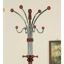 ORE International 73" Coat Rack, Cherry