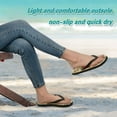 thumbnail image 4 of YAZAOOSummer Flip Flops Creatively Golden Holiday Elegance Simple Beach Sandals, 4 of 8