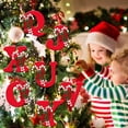 thumbnail image 2 of Holloyiver Christmas Tree Decoration Pendant, Personalized Christmas 26 Initial Letter Ornaments, Red Ornaments for Christmas Tree Indoor Christmas Decorations Christmas Xmas Gifts for Kids, 2 of 8