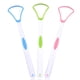 thumbnail image 1 of [Silicona suave] Limpiador de raspador de lengua de 3 piezas, raspador de boca, juego de limpiador avanzado, herramienta de tratamiento de mal aliento, kit eficaz Ormromra HMHZ393, 1 of 7