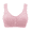 Pink, variant on BIMEI Mastectomy Bra Front Snap Closure with Pocket Adjustable Soft Daily Plus Bras for Women,Pink,38