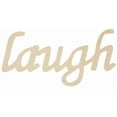 thumbnail image 2 of Wood Script Words-Laugh 3"X7", 2 of 2