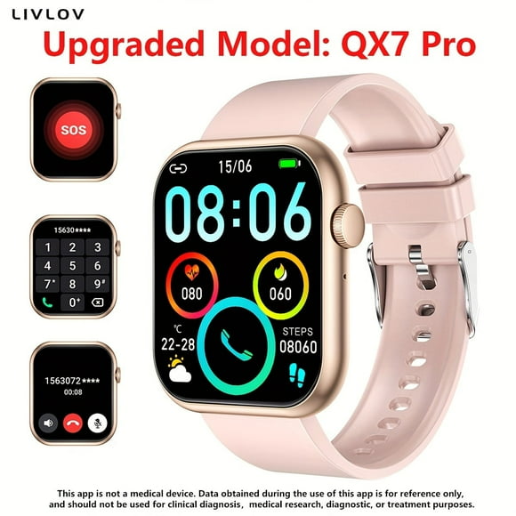1.83'' HD Wireless Call Smart Watch for Women & Men, Sport Fitness Tracker Activity with 100 Sport Modes, Sleep Monitor, Best Watch with SOS/ AI Voice/Games/ Weather- Compatible with Android & IPhone