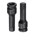 thumbnail image 5 of Unique Bargains 9/16' Impact Hex Bit Socket, 1/2' Square Drive 78mm Length CR-MO SAE Sizes, 5 of 5