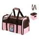 thumbnail image 1 of Transportadora de Gatos Unique Bargains con Tazón de Comida Portátil, Transportadora para Cachorros, para Gatos y Perros Pequeños y Medianos de hasta 13 Lbs, Rosa, 1 of 7