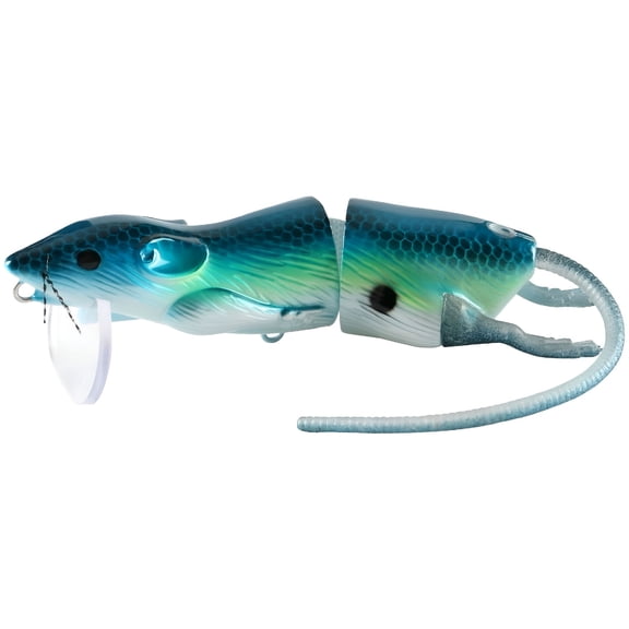 BESTSKY 3D Rat Floating Bait Topwater Wakebait Bass & Pike Fishing Lure
