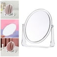 thumbnail image 7 of 7X Magnifying Makeup Mirror, Double Sided Tabletop Mirror with Stand and 360 Degree Rotation, 7X Magnification Round Vanity Mirror Magnified Desk Mirror for Makeup, 7 of 7