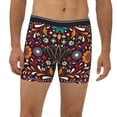 thumbnail image 2 of Cauagu Colorful Mexican2 Print Men's Boxer Briefs, Funny & Cute Underwear Elastic Waistband Briefs Ideal Gift for Men,1-Pack, 2 of 7