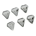 thumbnail image 1 of Esquirla 6 Pcs Clear Glass Bottle Charm Pendant DIY Craft Jewelry Making Gray, 1 of 7