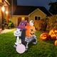 thumbnail image 1 of Decoración inflable para exteriores de Halloween, 1,6 m, aterrador, grande, espeluznante, con esqueleto iluminado, para patio, césped, fiesta, porche, 1 of 8