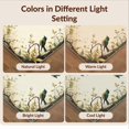 thumbnail image 7 of Design&I 8'x10' Washable Area Rug Moody Whimsical Bird Botanical Vintage Scroll Foliage Border for Dining Room, Large Office, Lounge, Snag-Free, 7 of 7
