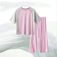 thumbnail image 4 of Ashirexll Vêtements d'Été pour Filles Ensemble de Pyjama Mode à Manches Courtes et Col Rond Fin Décontracté pour Enfants, 4 of 4